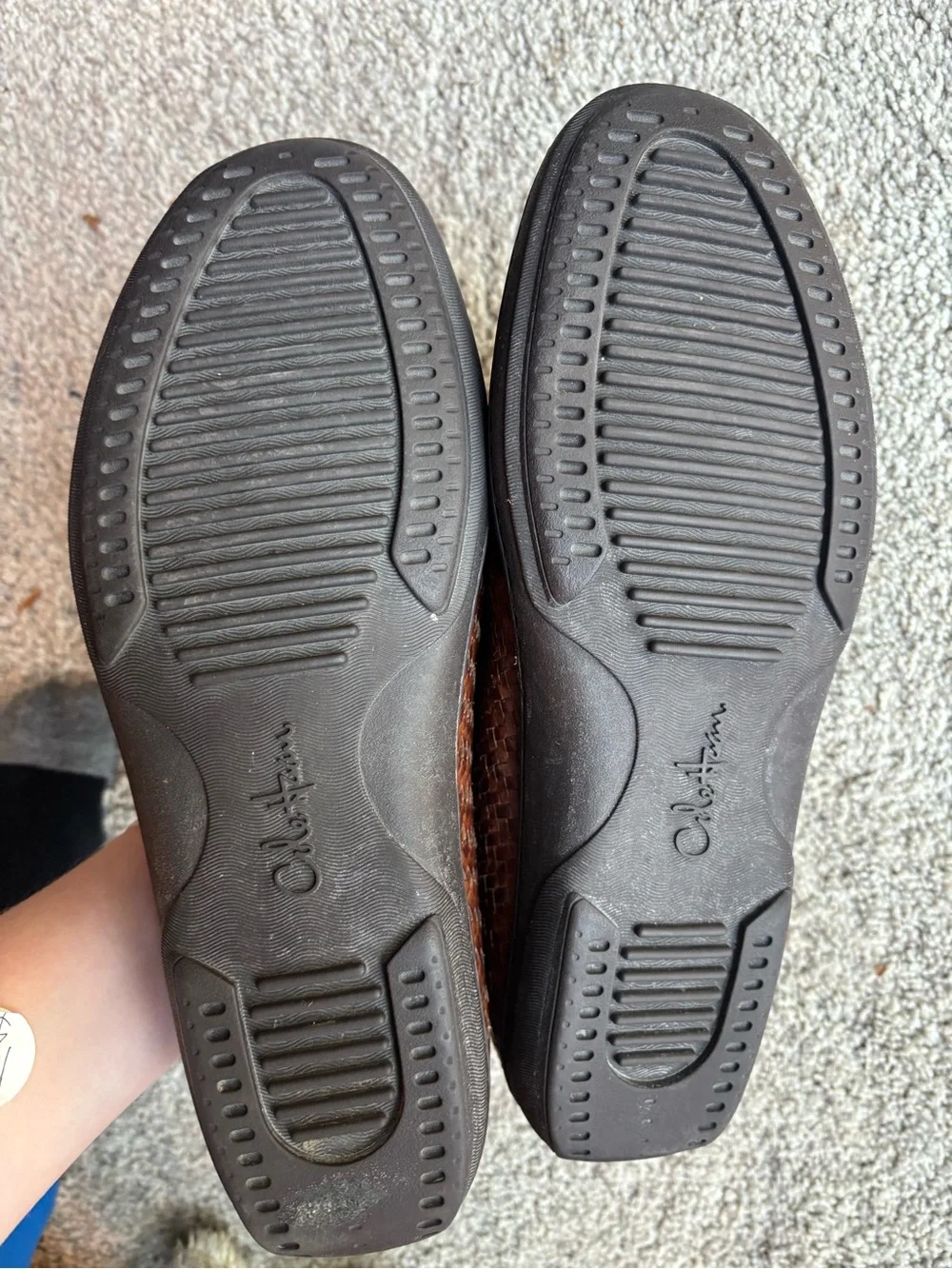 Cole Haan handwoven leather